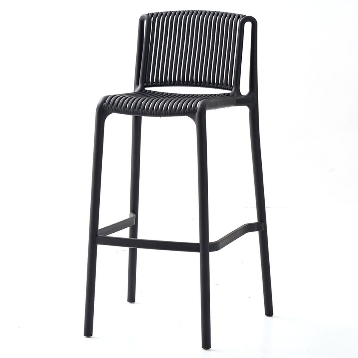 IDETEX - Pack 2 sillas Verona Negro 100x51x46 cm