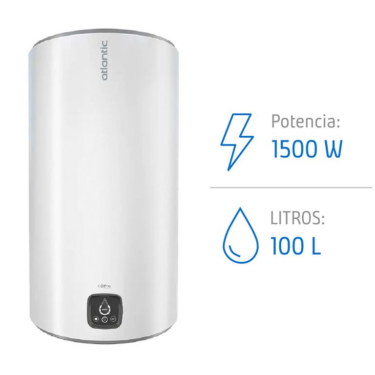 Termo Eléctrico 100 Litros 1500 W de Muro