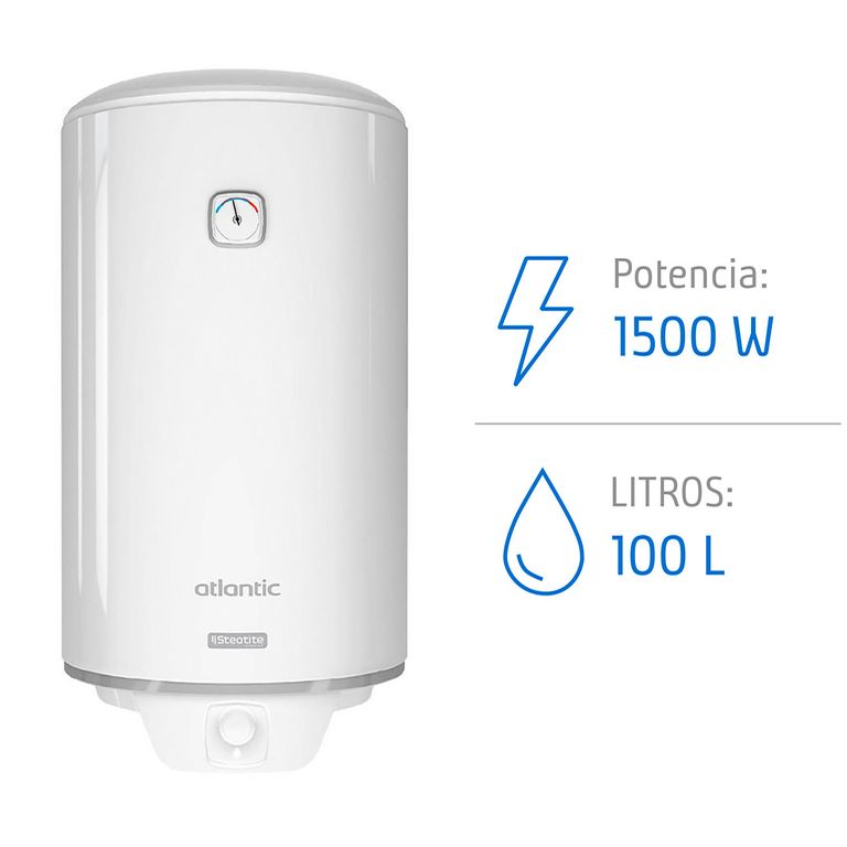 Termo Eléctrico 100 Litros 1500 W de Muro
