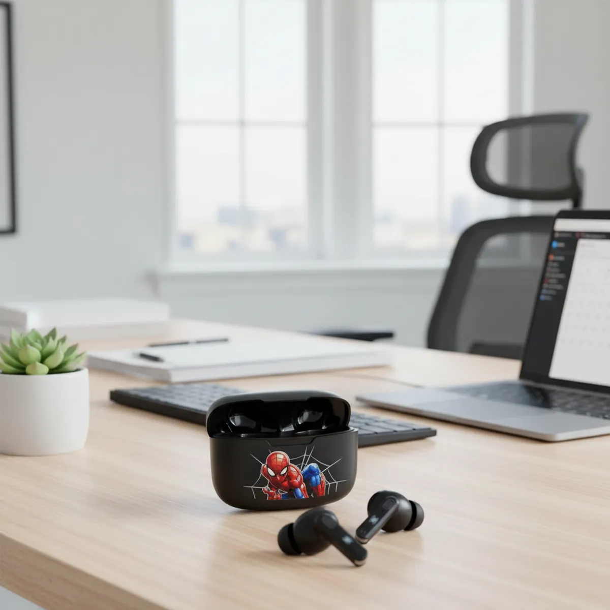 AIWA - Audífono in-ear Spider Man Control Touch Funcion Tws Marvel