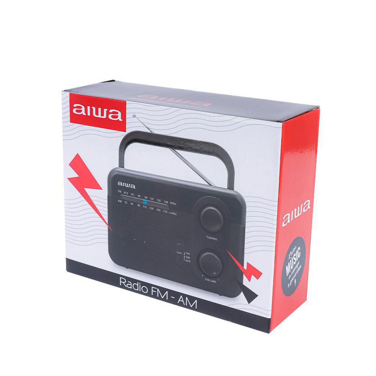 AIWA - Radio Analógico Am Fm Portátil Awfml4