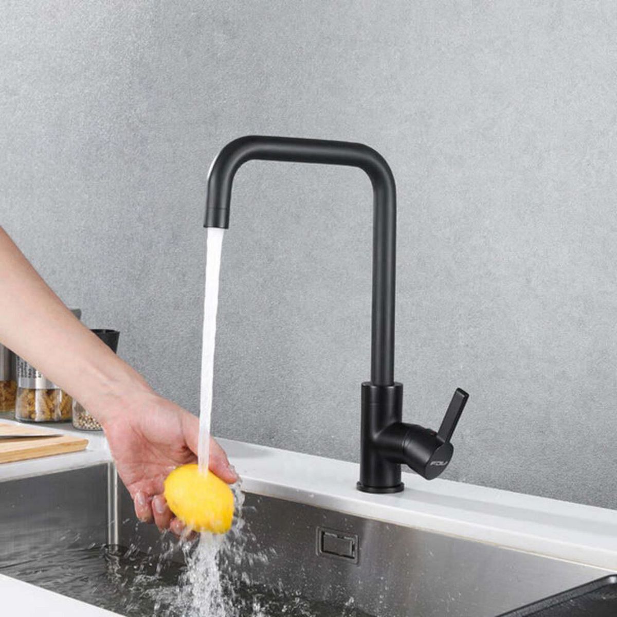 FDV - Monomando Grifería Negro