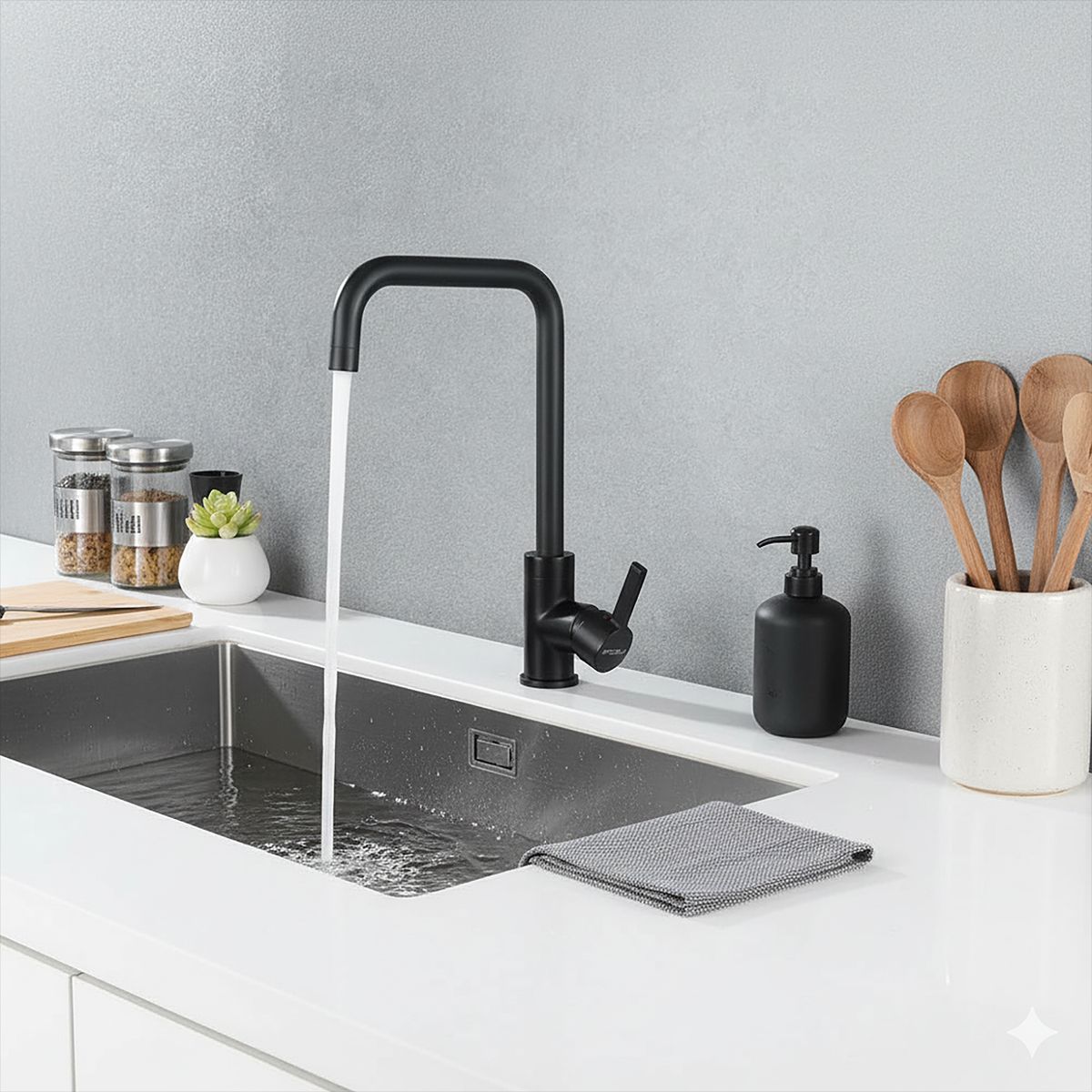 FDV - Monomando Grifería Negro