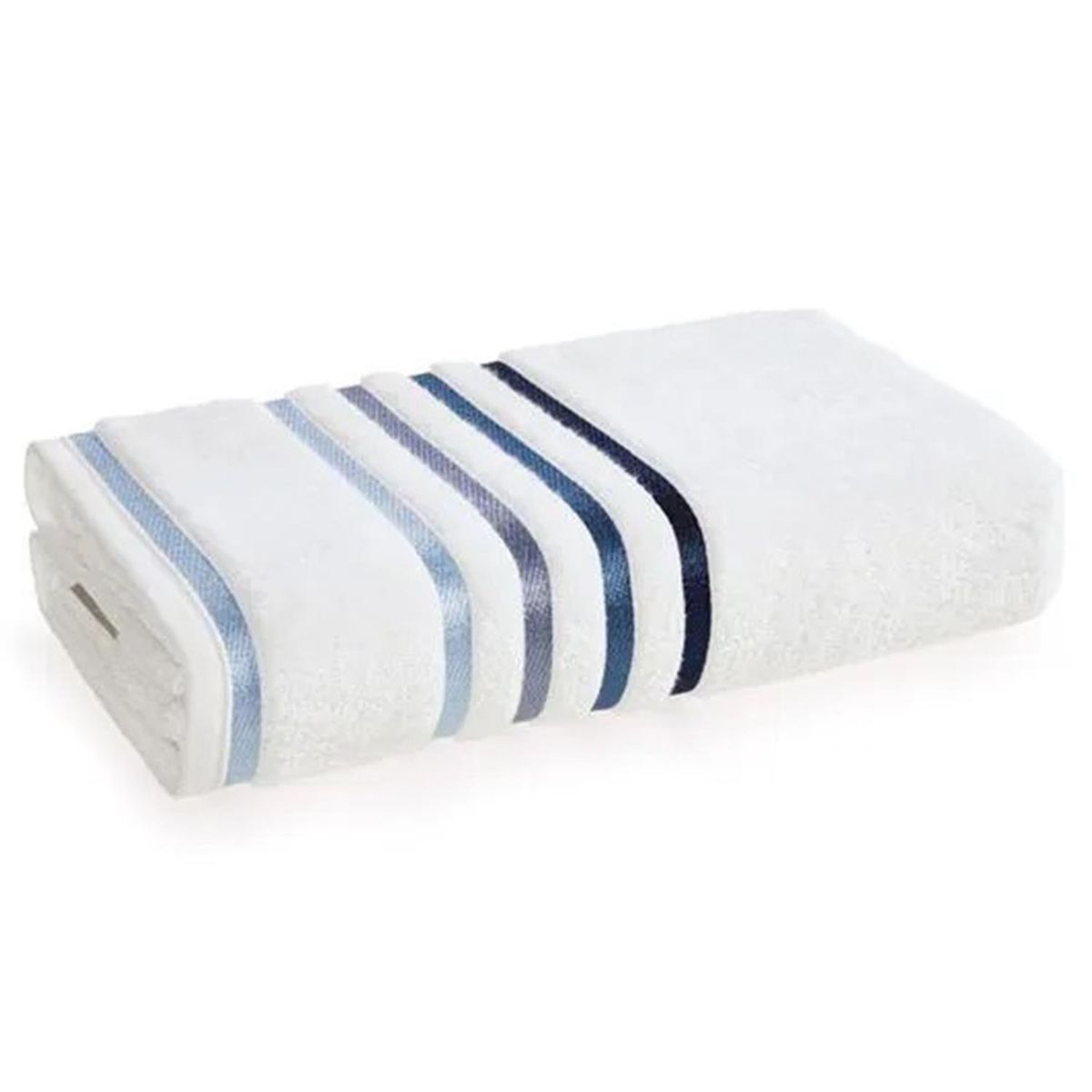 KARSTEN - Toalla de Cuerpo Toallón 500 gr Algodón 86x150 cm Blanco/Azul