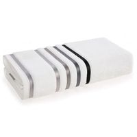 Toalla de Cuerpo Toallón 500 gr Algodón 86x150 cm Blanco/Gris