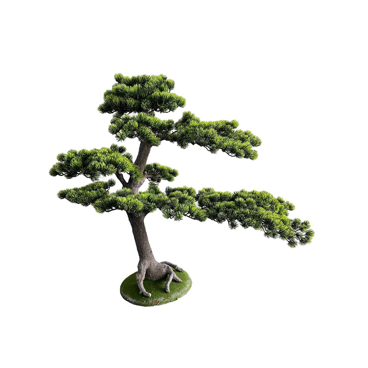 GENERICO - Planta Artificial Bonsai Ciprés 80 cm Verde