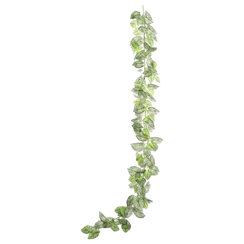  - Planta Artificial Colgante Taro 190 cm Verde