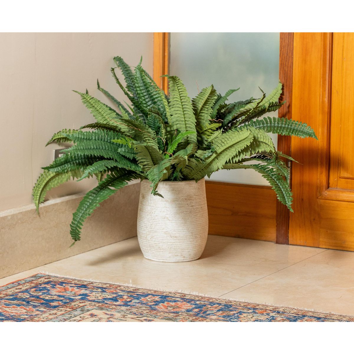 THE GREEN ELEMENT - Planta Artificial Helecho Boston 72 cm Verde