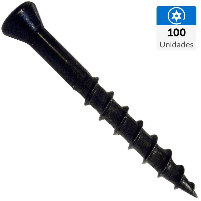 MAMUT - Tornillo Autoperforante Cabeza Torx Madera 35 mm 4.2 mm 100 Unidades