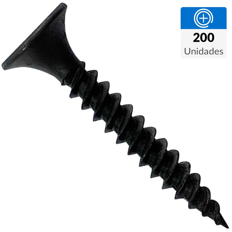 MAMUT - Tornillo Autoperforante Cabeza Phillips Madera/Metal/Concreto 45 mm 3.9 200 Unidades