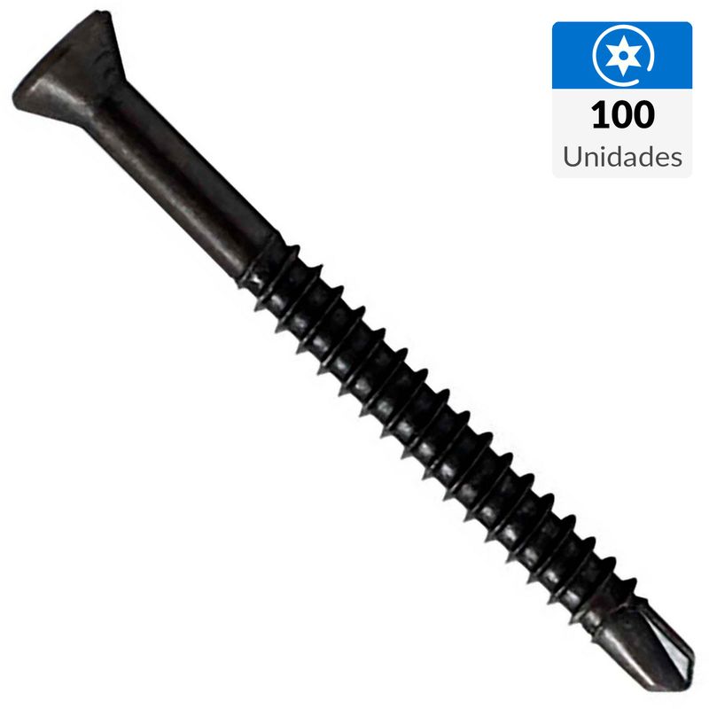 MAMUT - Tornillo Autoperforante Cabeza Torx Madera 30 mm 4.2 mm 100 Unidades