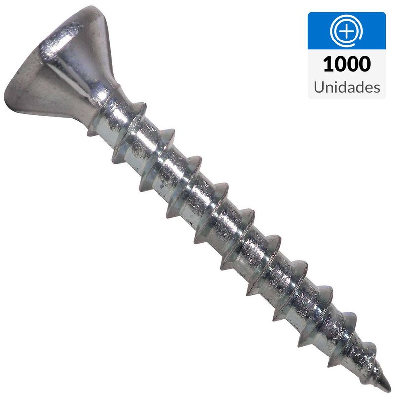 MAMUT - Tornillo Autoperforante Cabeza Phillips Fibrocemento 1-1/4 " 3.5 mm 1000 Unidades