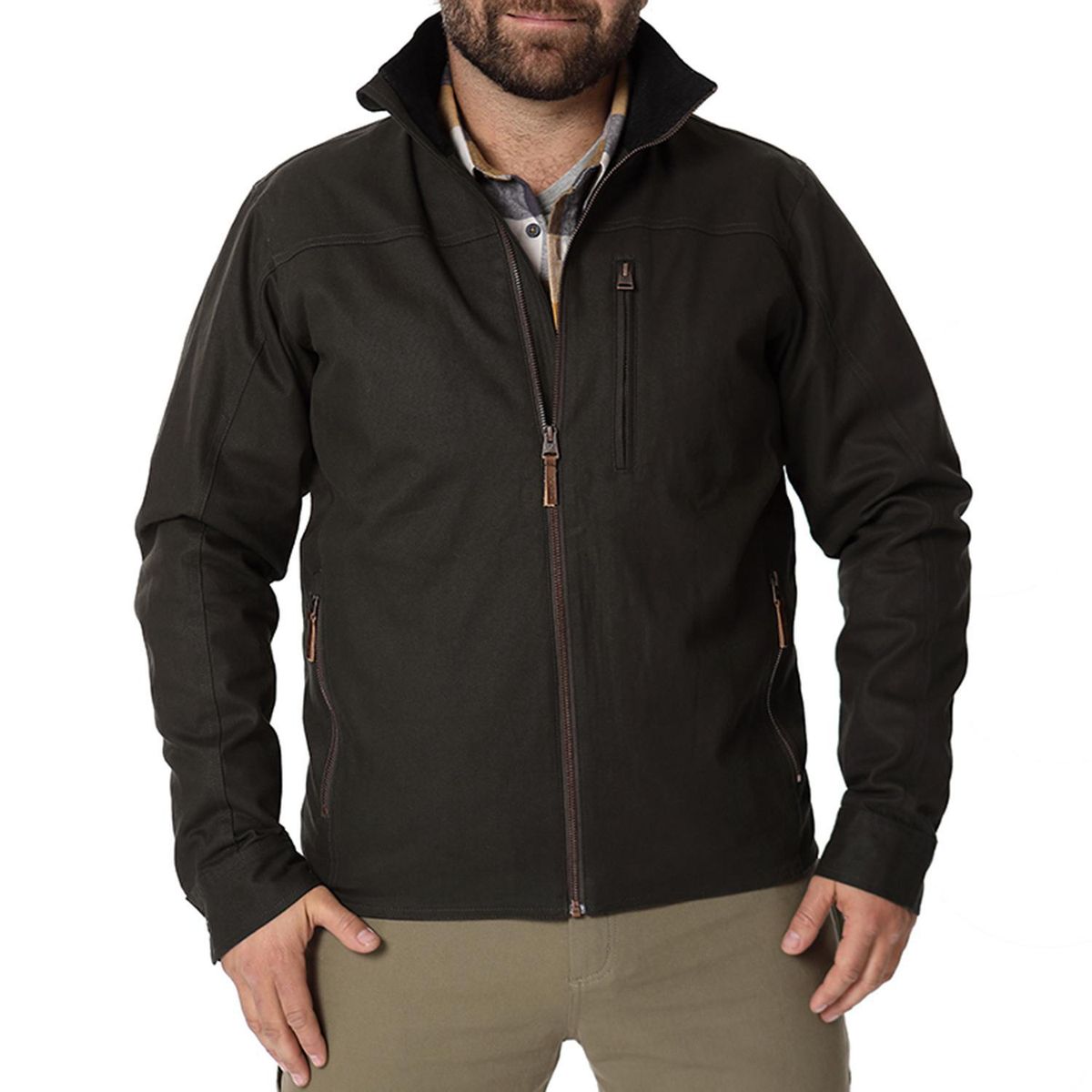 ORYX - Chaqueta Térmica de Algodón Hombre Karoo Café M