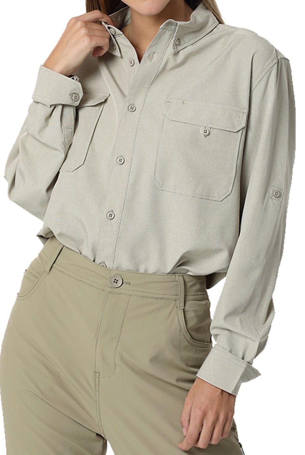 ORYX - Camisa con Protección UV Mujer Serengueti Beige Talla L