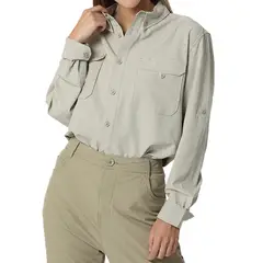 ORYX - Camisa con Protección UV Mujer Serengueti Beige Talla S