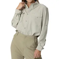 ORYX - Camisa con Protección UV Mujer Serengueti Beige Talla M