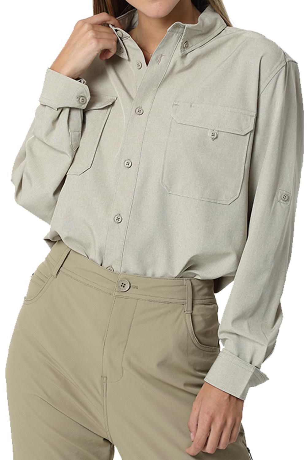 ORYX - Camisa con Protección UV Mujer Serengueti Beige Talla M