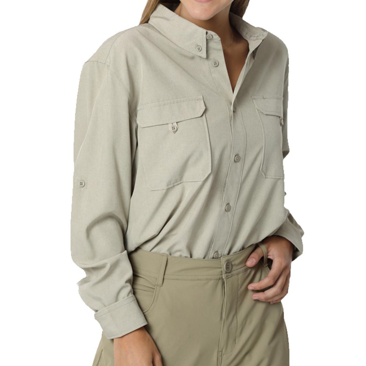 ORYX - Camisa con Protección UV Mujer Serengueti Beige Talla M
