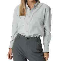 ORYX - Camisa con Protección UV Mujer Serengueti Gris Talla XL