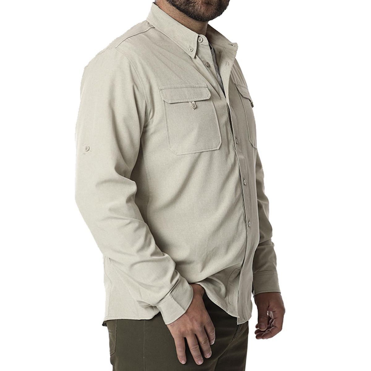 ORYX - Camisa con Protección UV Hombre Serengueti Beige Talla XL