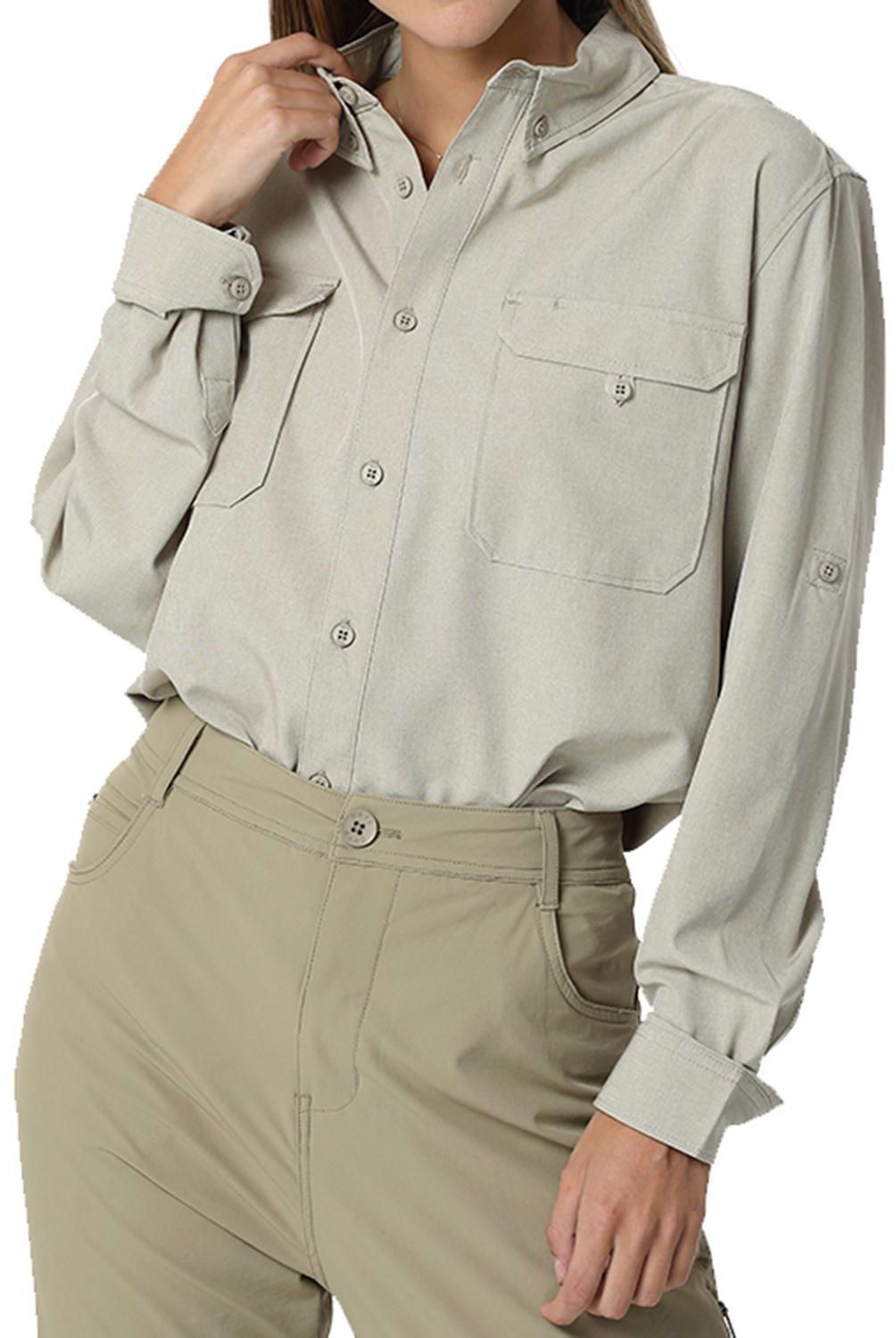 ORYX - Camisa con Protección UV Mujer Serengueti Beige Talla XS