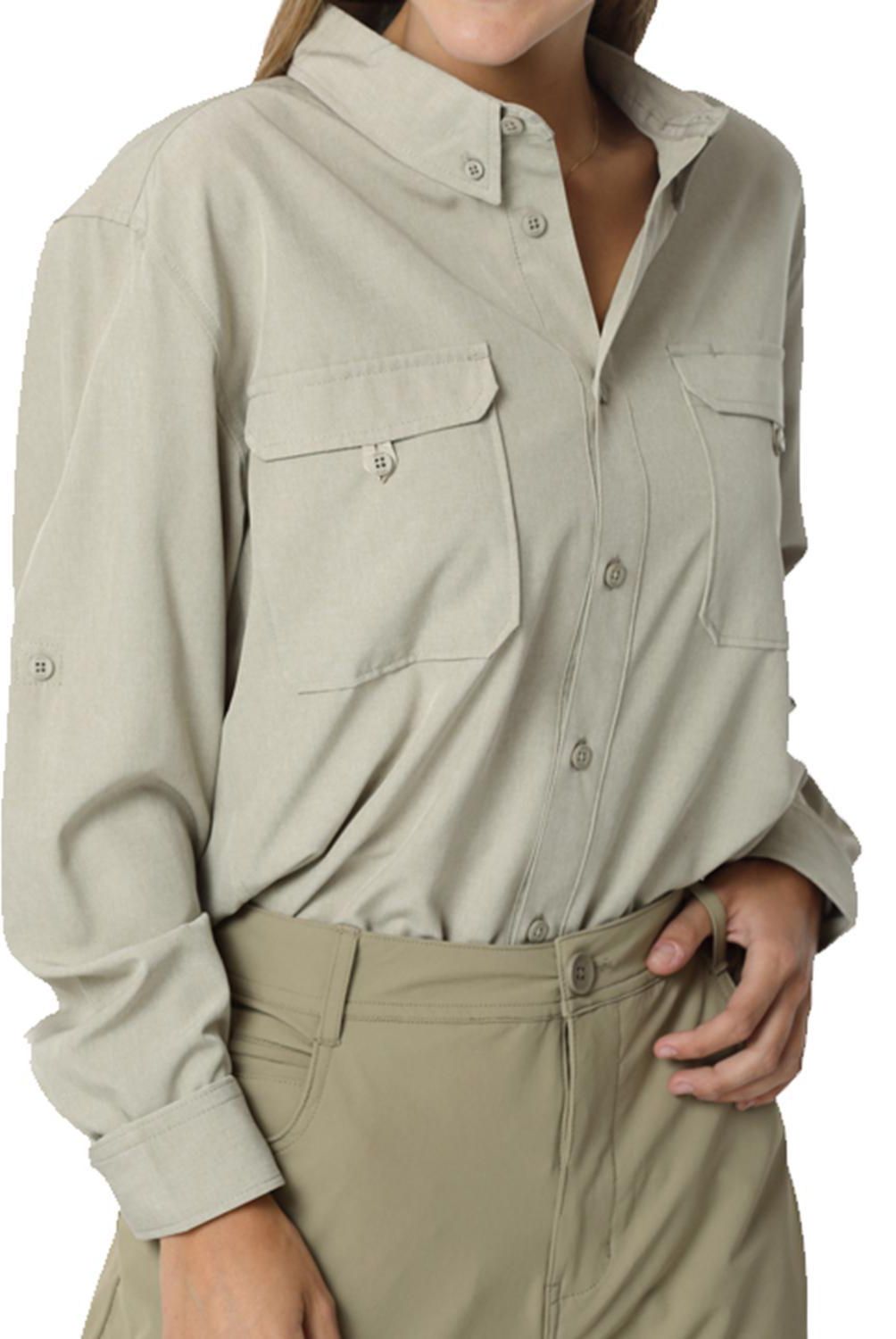 ORYX - Camisa con Protección UV Mujer Serengueti Beige Talla XS