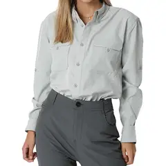 ORYX - Camisa con Protección UV Mujer Serengueti Gris Talla XS