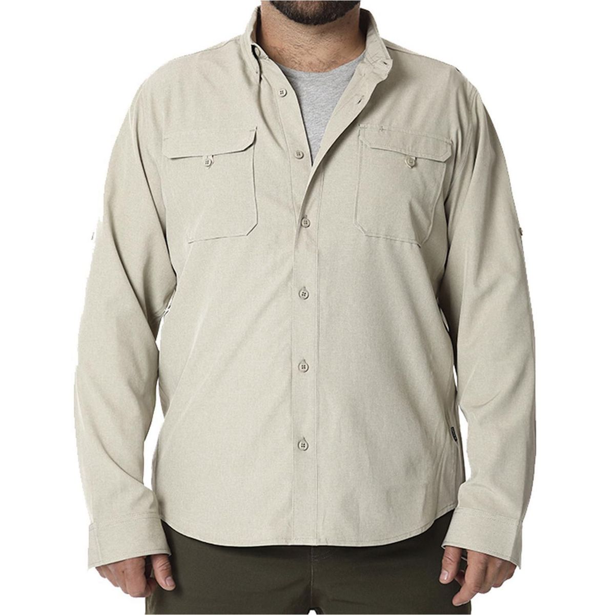 ORYX - Camisa con Protección UV Hombre Serengueti Beige Talla S
