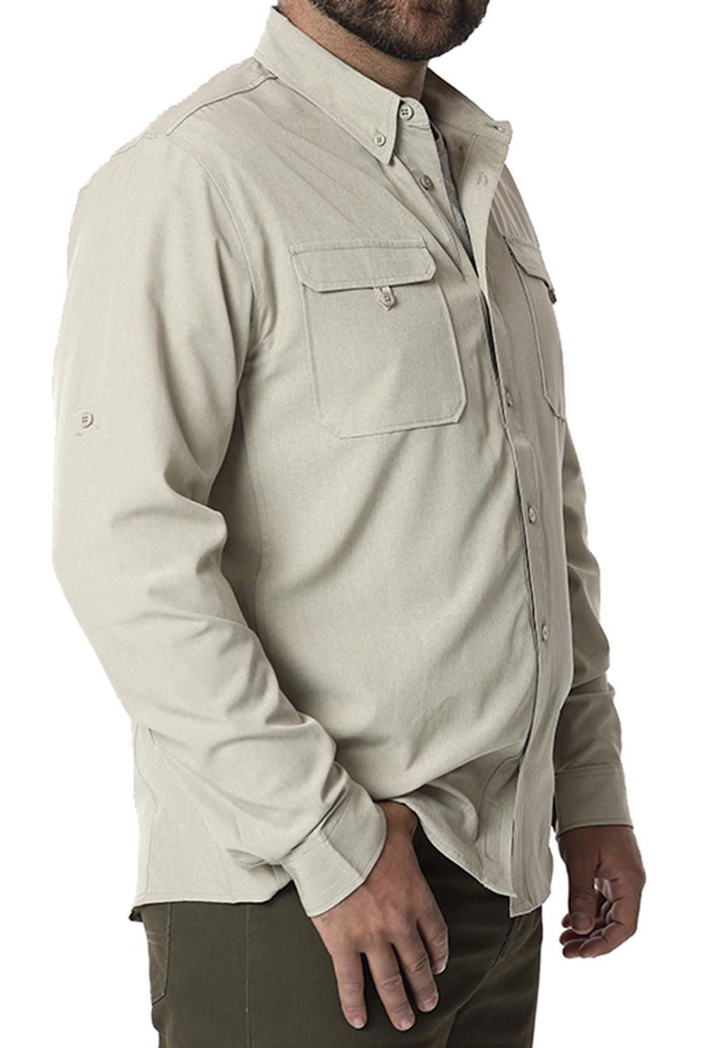 ORYX - Camisa con Protección UV Hombre Serengueti Beige Talla S