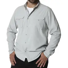 ORYX - Camisa con Protección UV Hombre Serengueti Gris Talla M