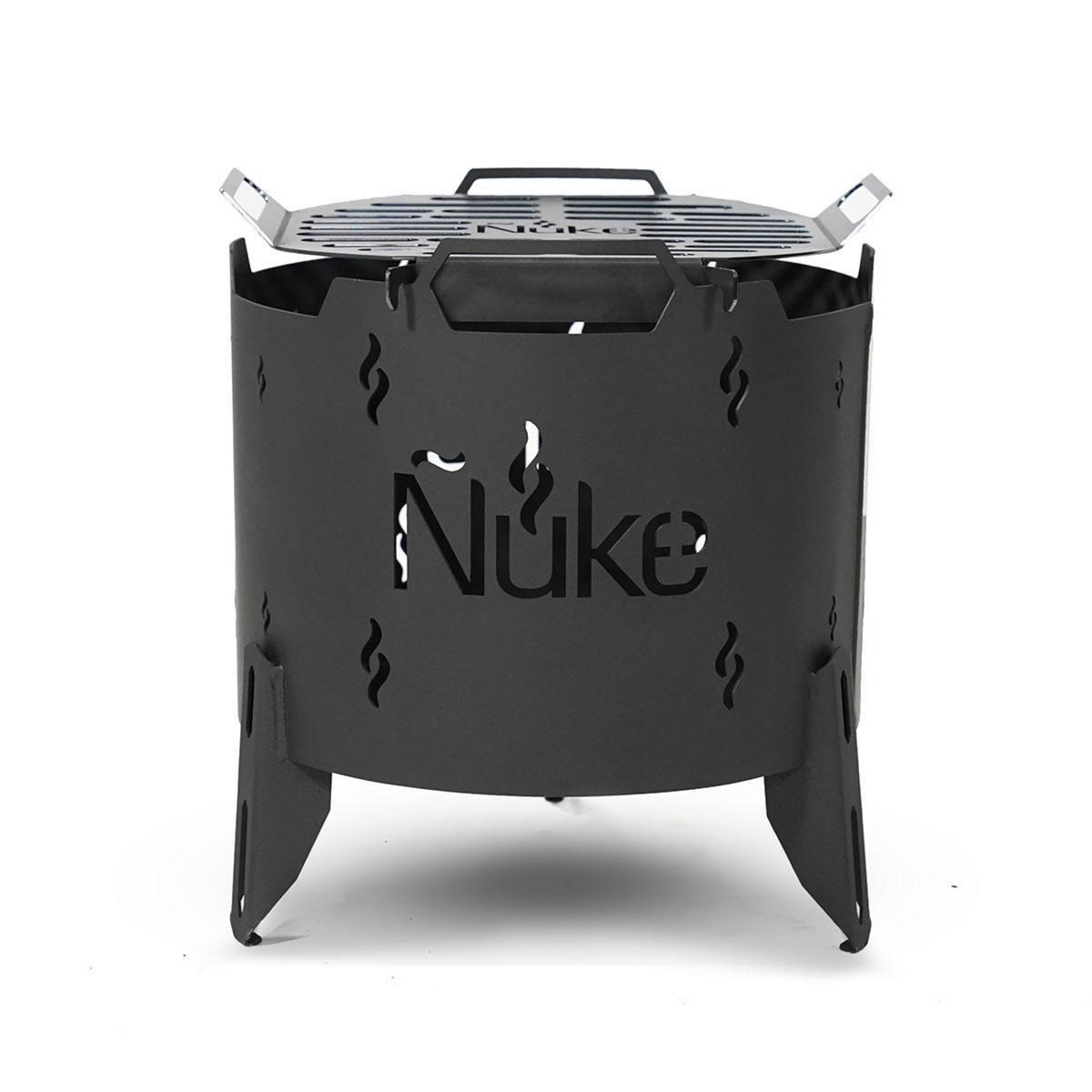 ÑUKE - Fogón 40 con Parrilla a Metal Negro