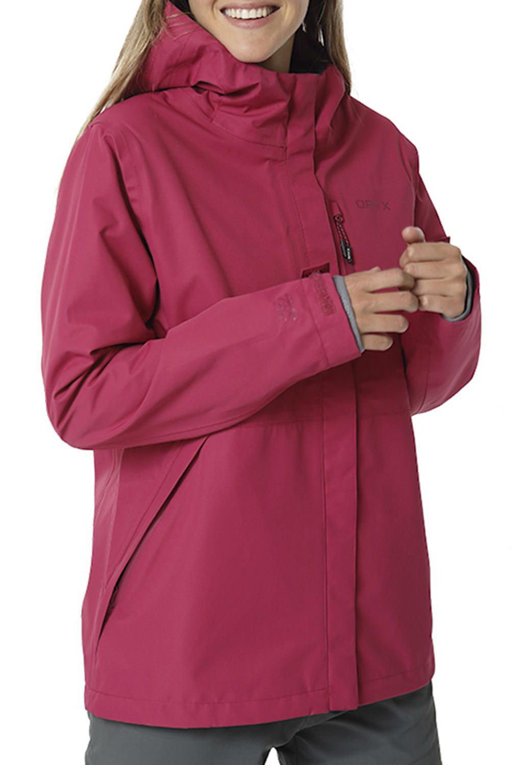 ORYX - Impermeable Waterproof Mujer Jasper Burdeo M