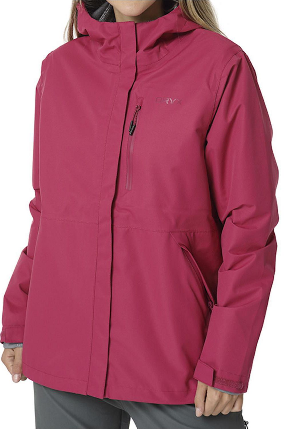 ORYX - Impermeable Waterproof Mujer Jasper Burdeo L