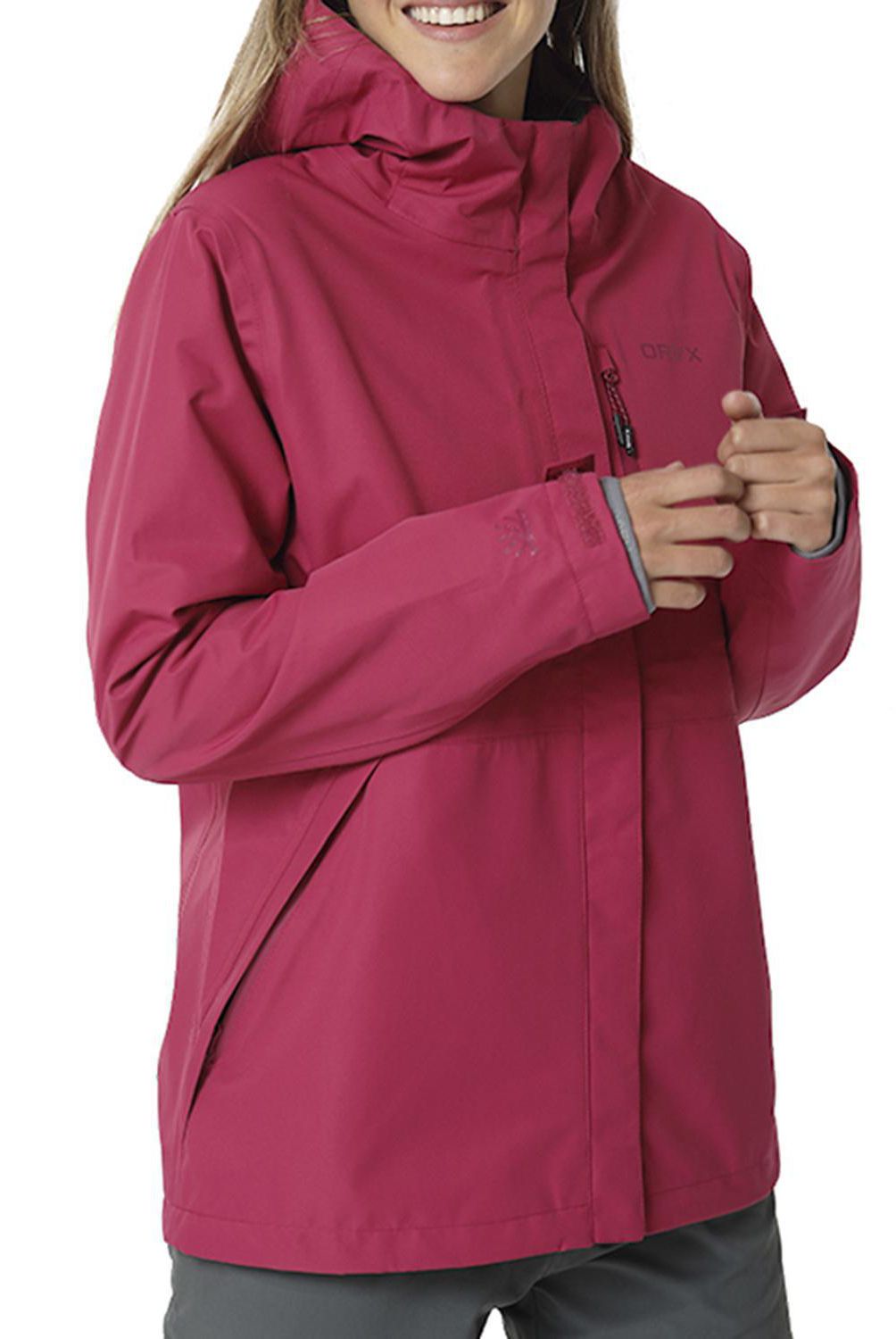 ORYX - Impermeable Waterproof Mujer Jasper Burdeo L