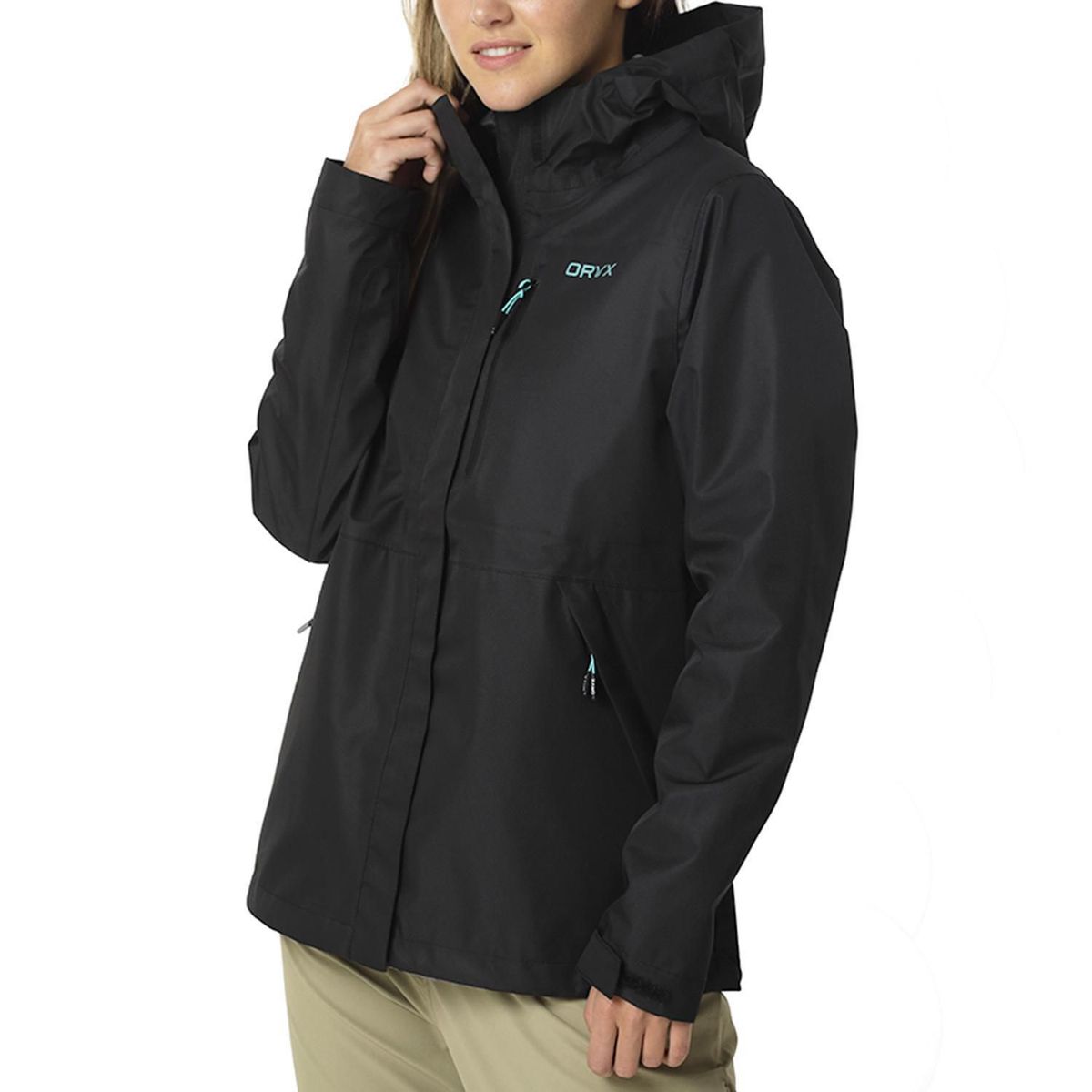 ORYX - Impermeable Waterproof Mujer Jasper Negro XG