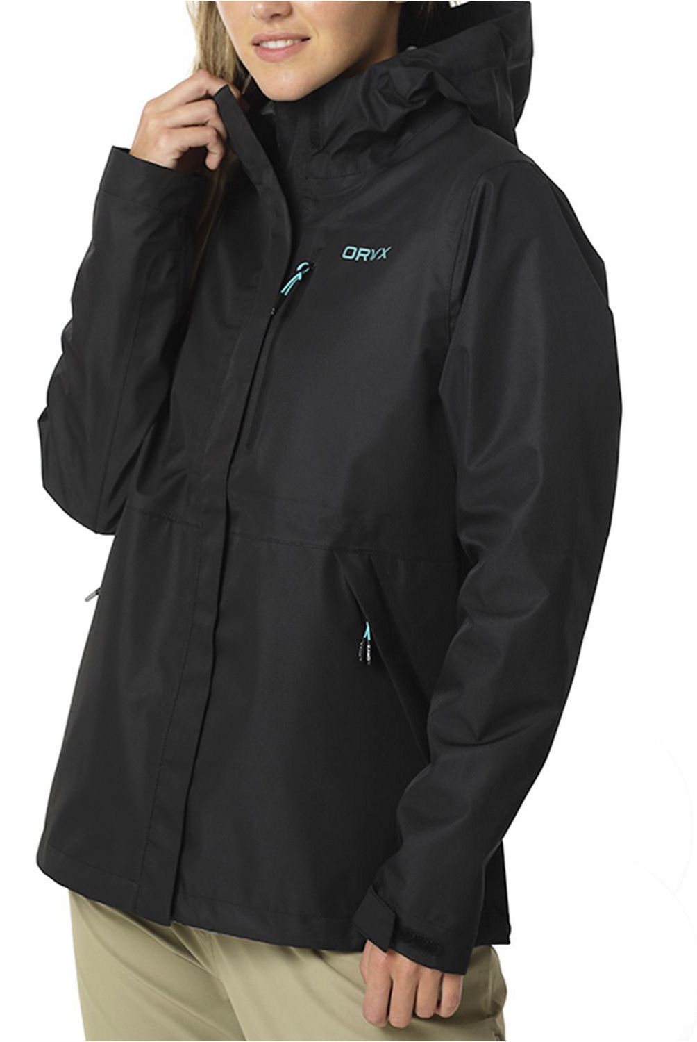 ORYX - Impermeable Waterproof Mujer Jasper Negro M