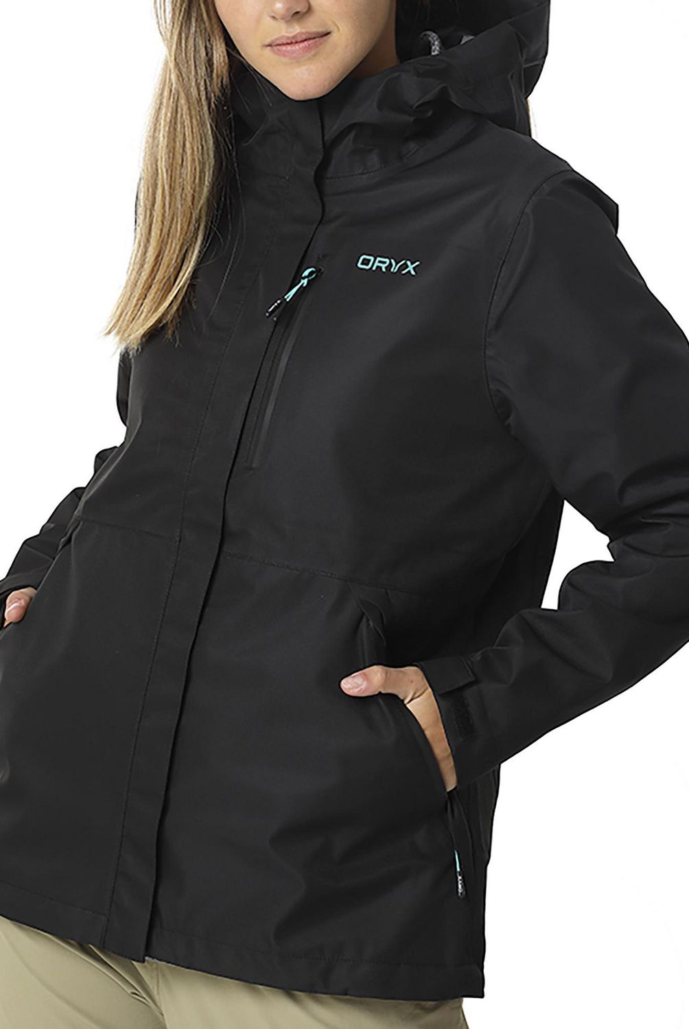 ORYX - Impermeable Waterproof Mujer Jasper Negro XS