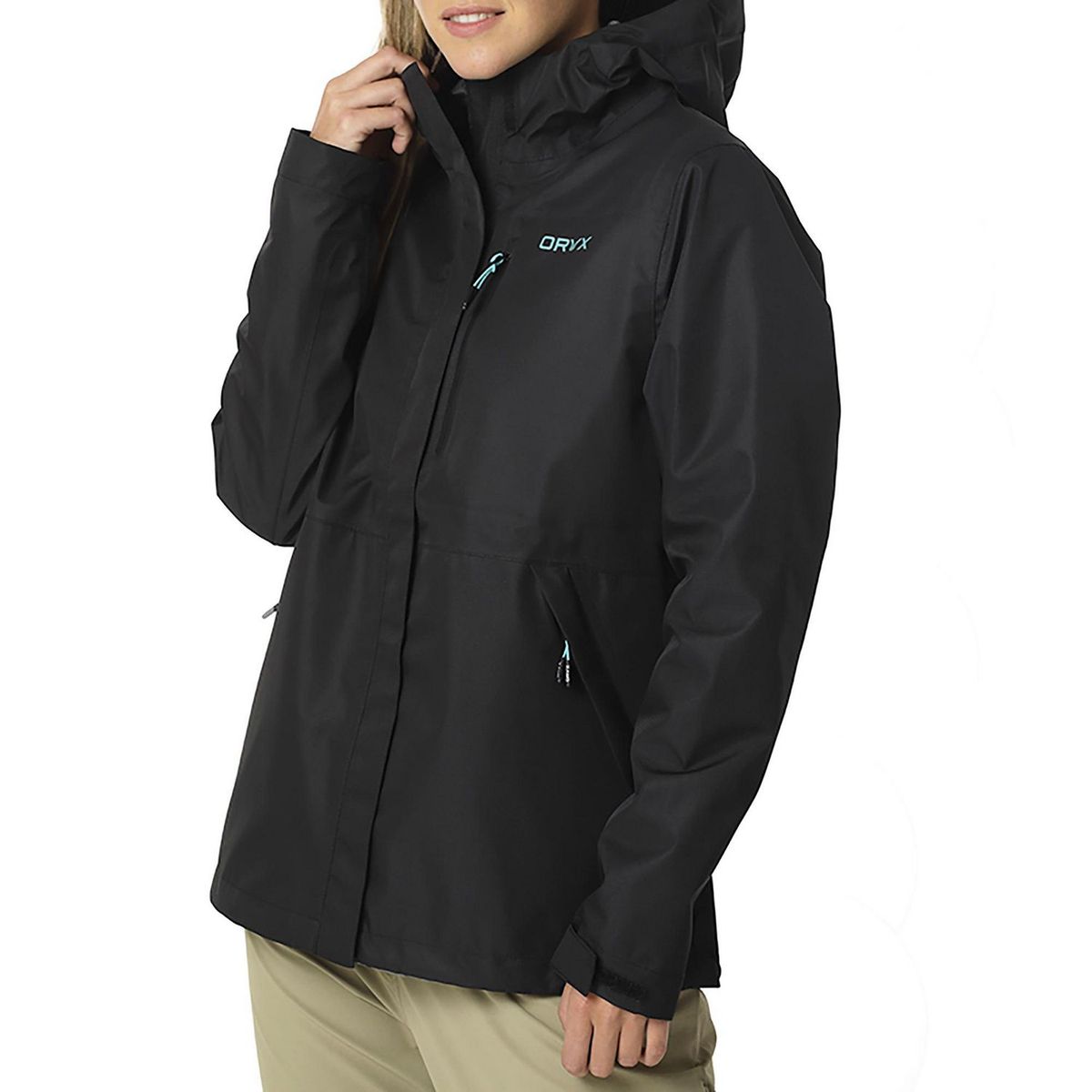 ORYX - Impermeable Waterproof Mujer Jasper Negro S