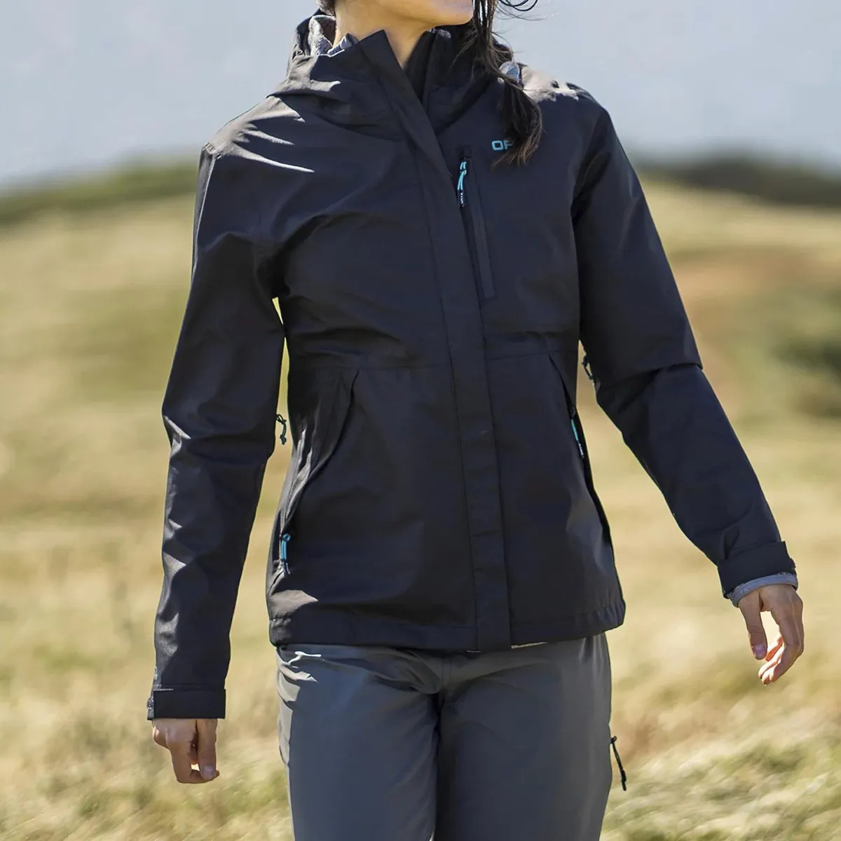 ORYX - Impermeable Waterproof Mujer Jasper Negro S