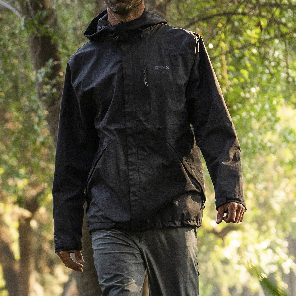 ORYX - Impermeable Waterproof Hombre Jasper Negro L