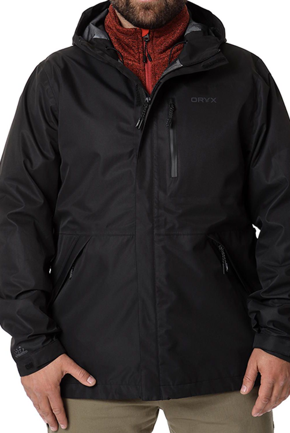 ORYX - Impermeable Waterproof Hombre Jasper Negro L