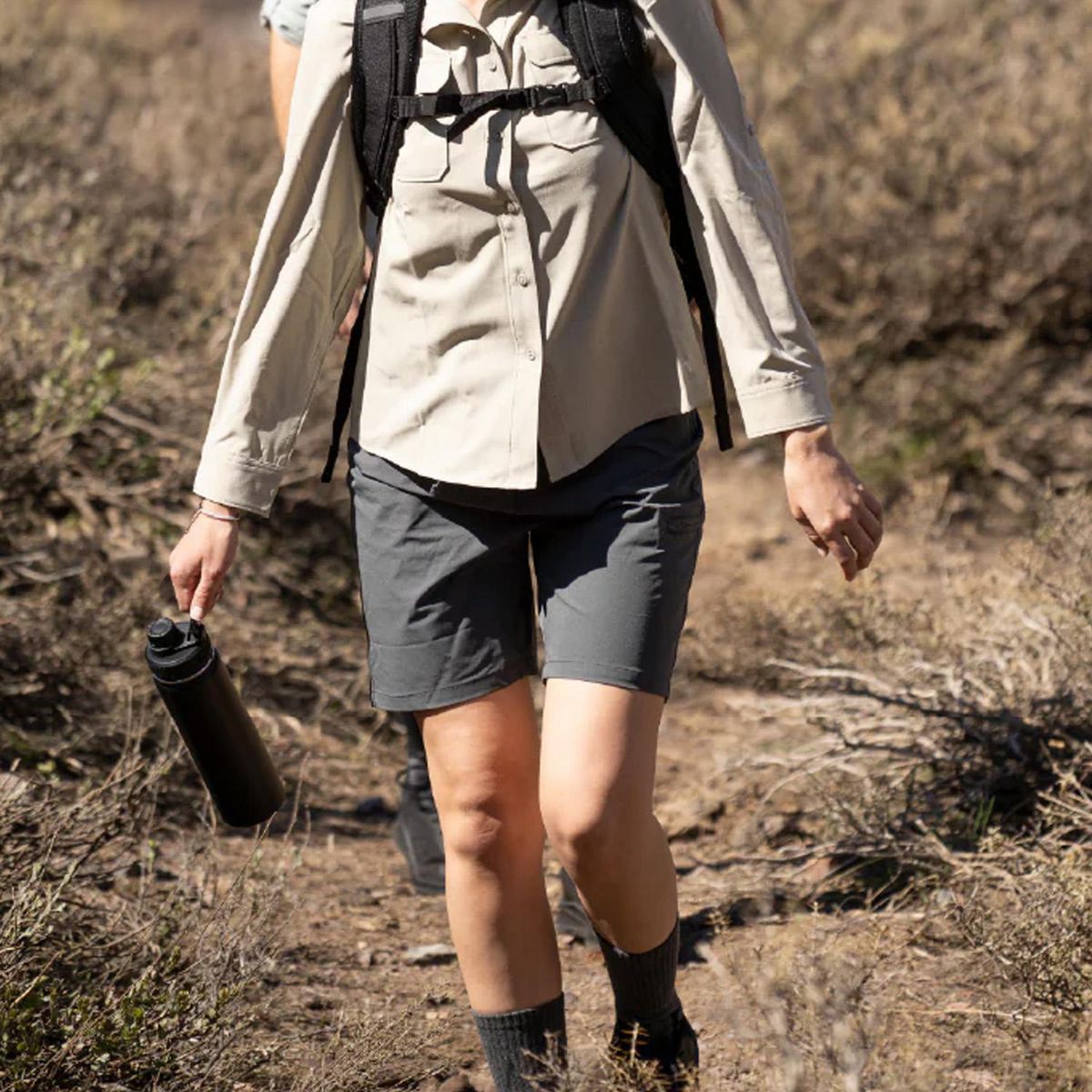 ORYX - Short Multipropósito con Protección UV Mujer Addo Gris M