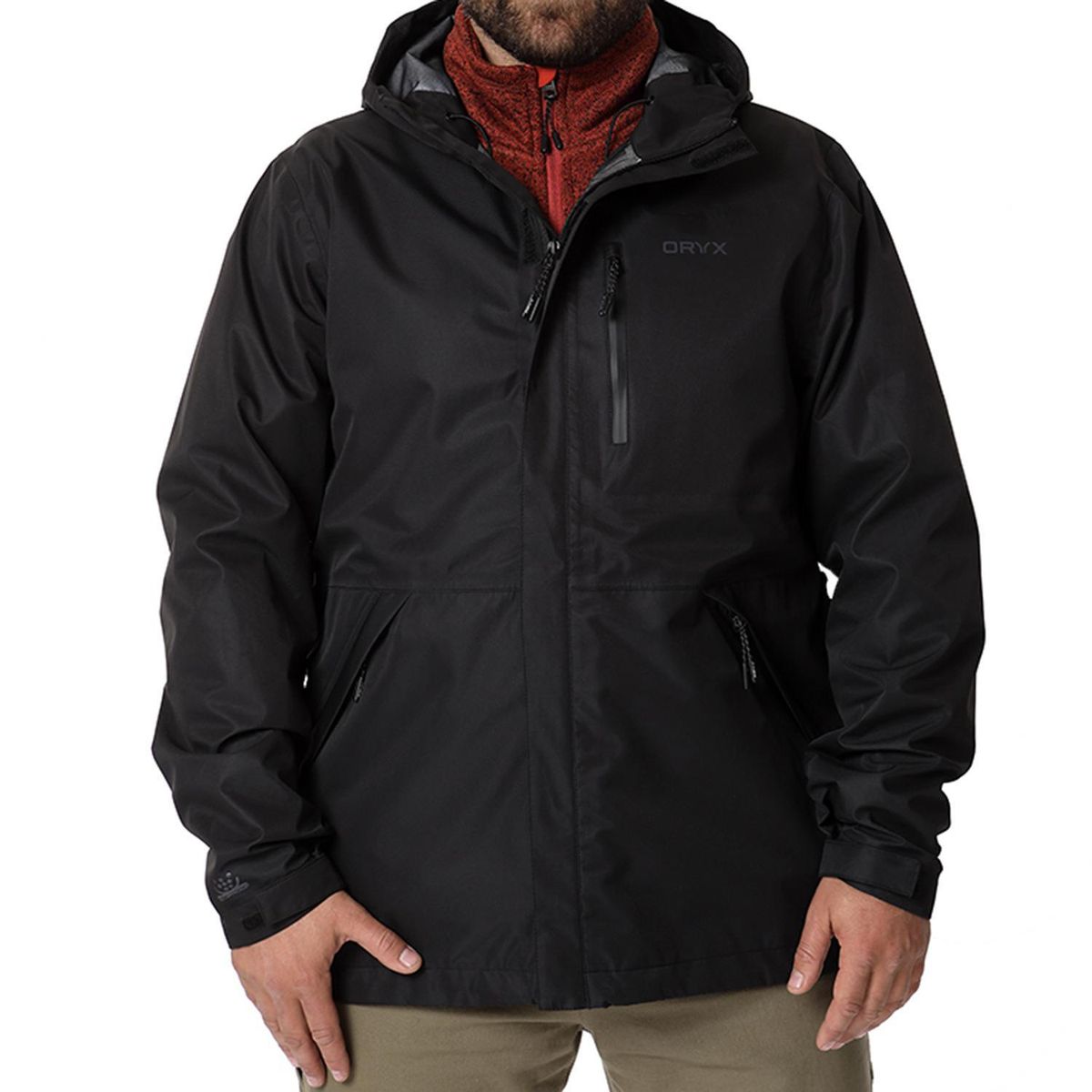 ORYX - Impermeable Waterproof Hombre Jasper Negro M