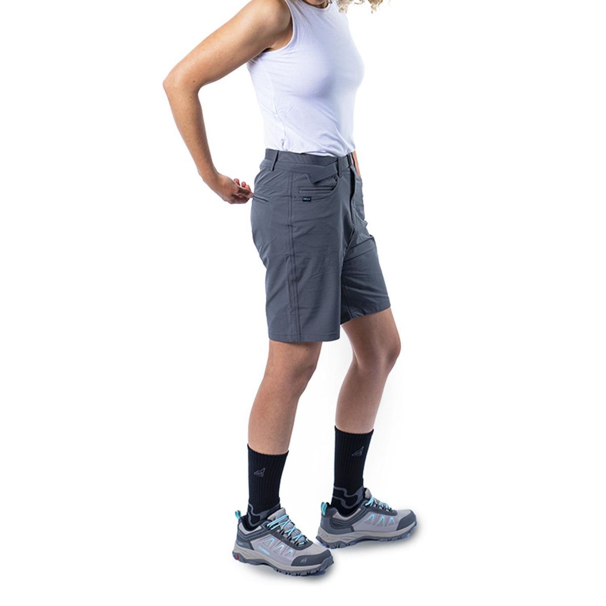 ORYX - Short Multipropósito con Protección UV Mujer Addo Gris S