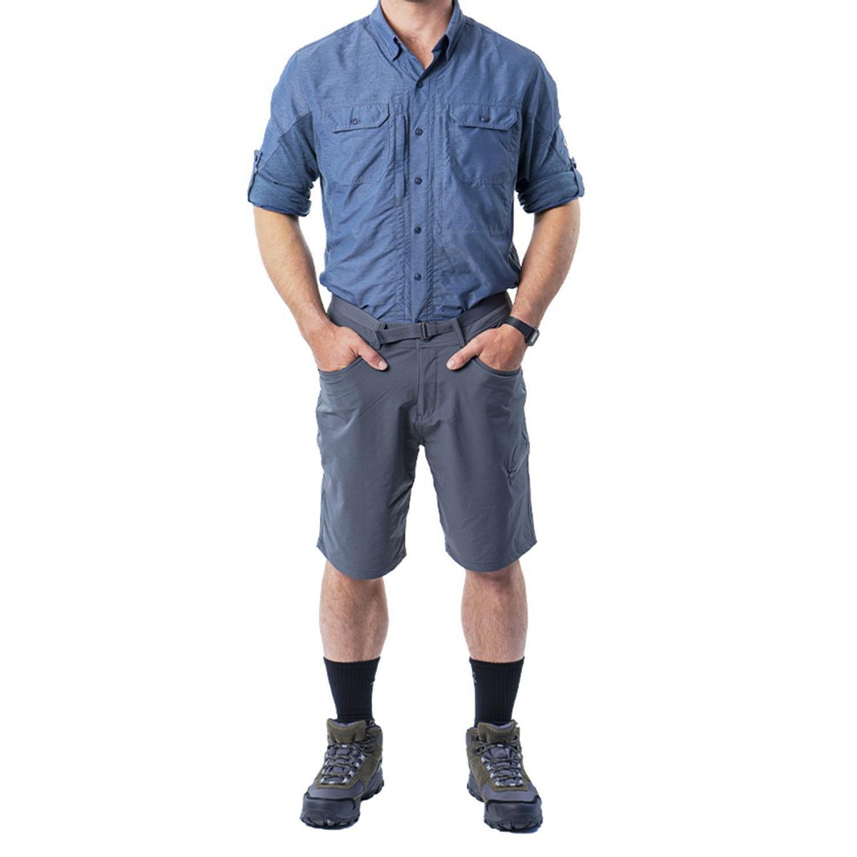ORYX - Short Multipropósito con Protección UV Hombre Addo Gris S