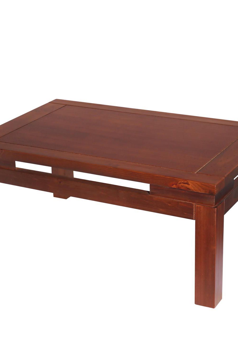 ARTHOME - Mesa de centro Martina Nogal 90x60x40 cm