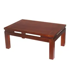 ARTHOME - Mesa de centro Martina Nogal 90x60x40 cm