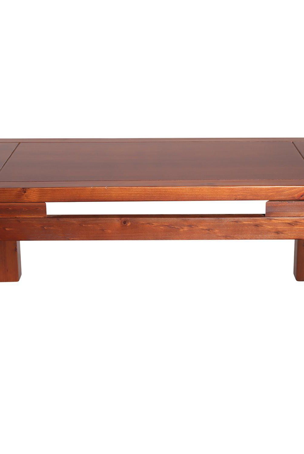ARTHOME - Mesa de centro Martina Nogal 90x60x40 cm