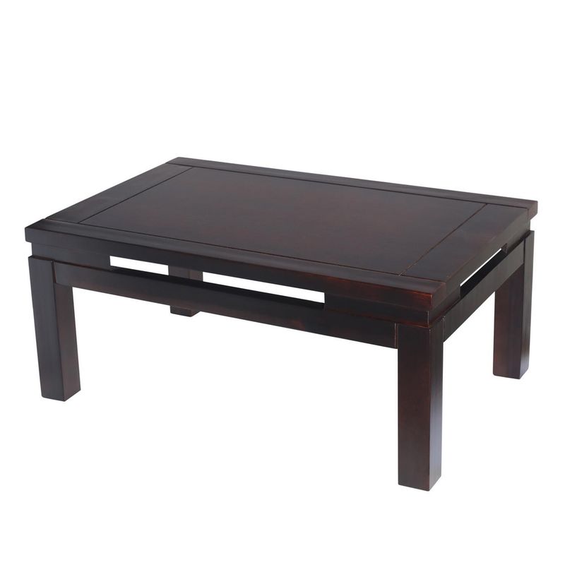 ARTHOME - Mesa de centro Martina Chocolate 90x60x40 cm
