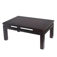 ARTHOME - Mesa de centro Martina Chocolate 90x60x40 cm
